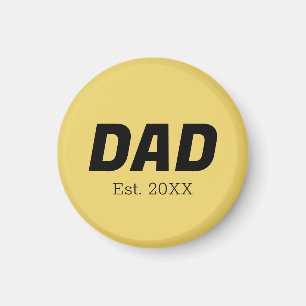Trend Color - Weichgelber Vater-Magnet Magnet