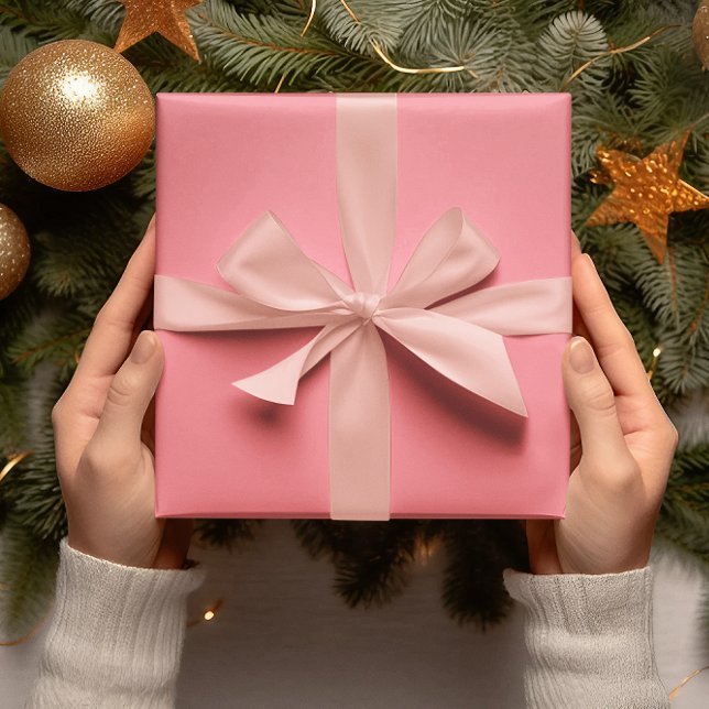 Trend Colors - Watermelon Pink Color - Solide Roll Geschenkpapier (Von Creator hochgeladen)