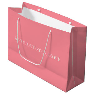 Trend Colors - Watermelon Pink Große Geschenktasch Geschenktüte