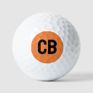 Trend Farbe Frische Mandarine Golfplätze Golfball