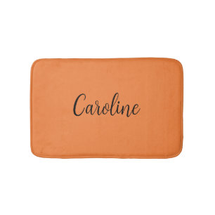 Trend Farbe Frische Mandarine Name Badematte