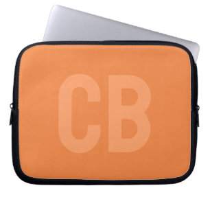 Trend Farbe Frische Mandarine Notebook-Rückenlehne Laptopschutzhülle