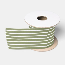 Trend Farbe - grüne gestrichelte Satinbandplatte Satinband