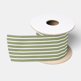 Trend Farbe - grüne gestrichelte Satinbandplatte Satinband