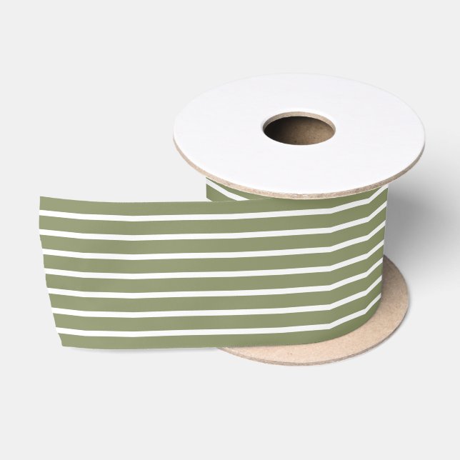 Trend Farbe - grüne gestrichelte Satinbandplatte Satinband (Spule)