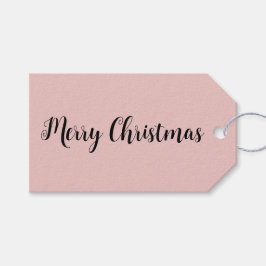 Trend Farbe hell rosa Minimalistisch Geschenkanhänger