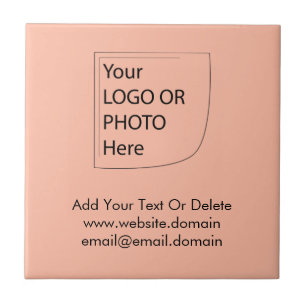 Trend-Farbe - Keramik für Soft-Peach-Logos Fliese