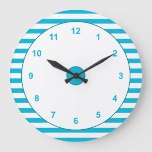 Trend-Farbe - lebhafte zyanenumlaufende Uhr mit Za