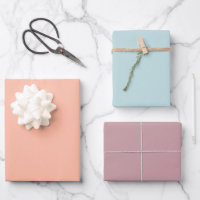Trend-Farbe - Papierfolien mit weichem Pfirsichmis