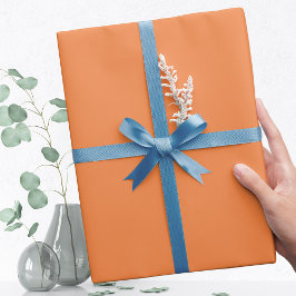 Trend Farbe - Papierrolle für neue Mandarinen Geschenkpapier