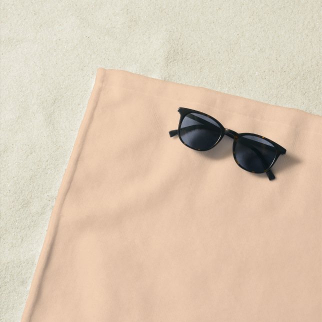 Trend Farbe: Pfirsichfarben Strandtuch (Beispiel)