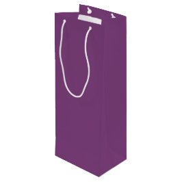Trend Farbe - Plum Lila Wine Geschenktüte Für Weinflaschen
