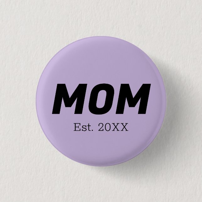 Trend-Farbe - Schaltfläche "Soft Violet Mama" Button (Vorderseite)