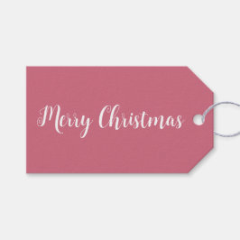 Trend Farbe Soft Pink Minimalistisch Geschenkanhänger
