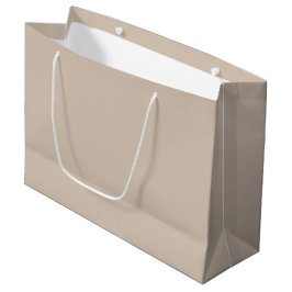 Trend Farbe - Soft Taupe Große Geschenktasche Große Geschenktüte