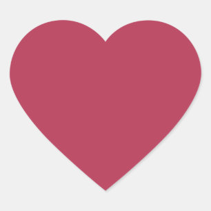 Trend Farbe warm rosa Heart Aufkleber