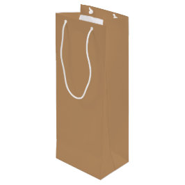 Trend Farbe - Warme Beige Weinbeutel Geschenktüte Für Weinflaschen