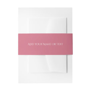 Trend Farbe weich rosa Dekorieren Einladungsbanderole