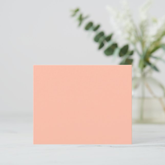 Trend Farbe: Weiche Peach Paper Sheet (Stehend Vorderseite)