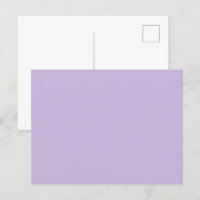 Trend Farbe - weiche Violette Solide Postkarte