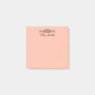 Trend-Farbe - Weichpfirsichhalterung Post-it Klebezettel
