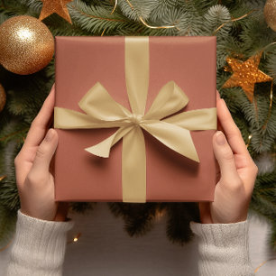 Trend-Farben - Brennkupfer-Farbe - Festrolle Geschenkpapier