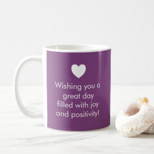 Trend Farbflasche Lila - Name/Tasse Kaffeetasse