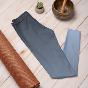 Trend Farbpulver Blue Ombre Leggings