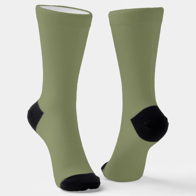 Trend-Farbrost-grüne Socken (Gewinkelt)