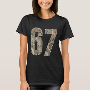 Trend Gen Alpha Six Seven 6 7 Meme Cam Multi Ca T-Shirt
