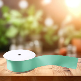Trend - Mini-Grüne Farbe - Solid Satinband