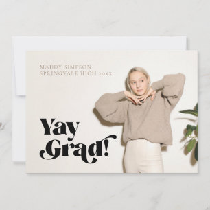 Trend Moderne Minimalistische Neutrale Foto-Abschl Ankündigung