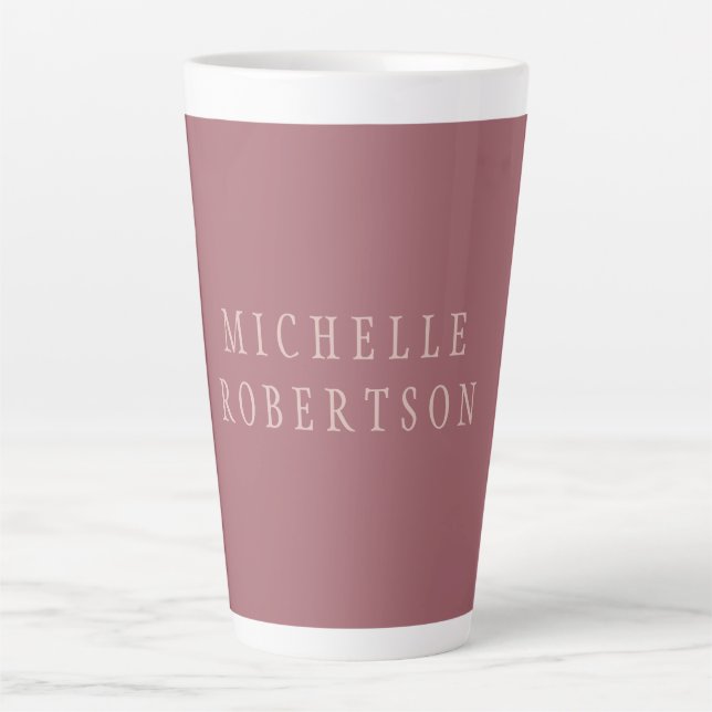 Trend Rose Staub Gold Einzigartig klassisch Milchtasse (Vorderseite)