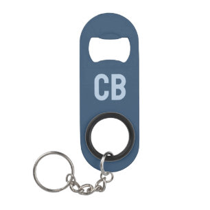 Trend Soft Serious Blue Stainless Steel Mini Flaschenöffner