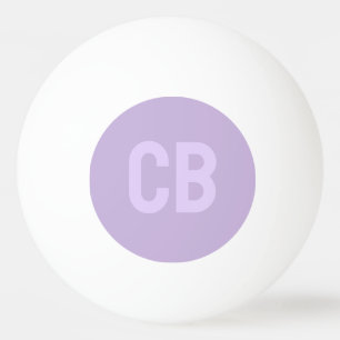 Trend Soft Violet Monogram Pong Ball Tischtennisball
