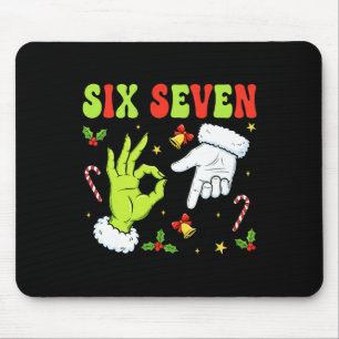 Trendendes Six Seven Weihnachts Meme 67 Xmas Lusti Mousepad