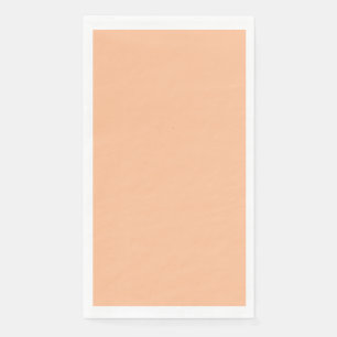Trendfarbe Peach Fuzz einfarbig   Elegant Serviette
