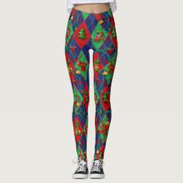 Trendfarben Abstrakte Urlaubssaison Leggings