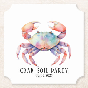 Trendfarbenes Crab Boil Party / Unternehmen Untersetzer
