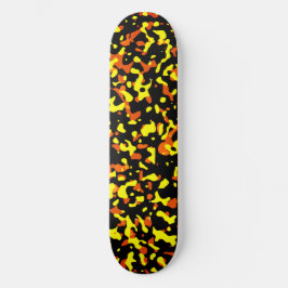 Trendfarbenes, helles Gelb- und Orangefarbenes Cam Skateboard