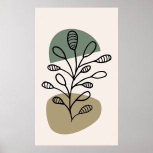 Trendfarbenes Hintergrunddesign Poster