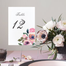 Trendfarbenes rosafarbenes Tischschild