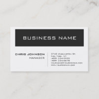 Trendgraue, gelb gestrickte Manager-Visitenkarte