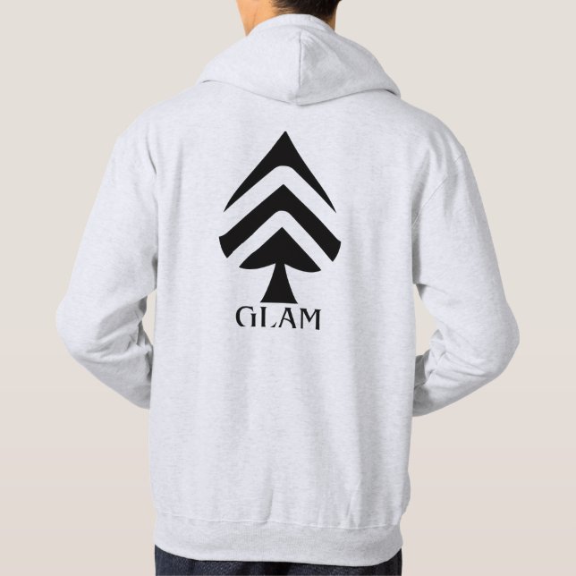 Trendhoodie mit einzigartigem Stil Hoodie (Rückseite)