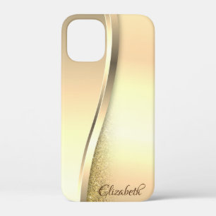 Trendig Cooles Gold Glitter - Personalisiert Case-Mate iPhone Hülle