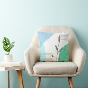 Trendig modern elegant chic botanisch kissen