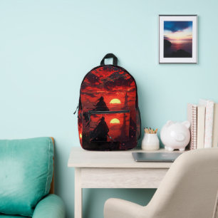 Trendig zurück zur Schule - Stilvoll und dauerhaft Bedruckter Rucksack