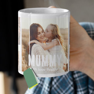Trendige 5-Foto-Collage-Mummy Kaffeetasse