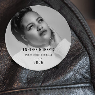 Trendige Abschlussfotos Button