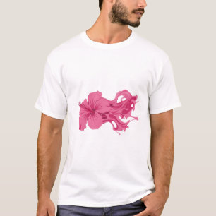Trendige ABSTRACTE BLUMEN-Kunstgestaltung T-Shirt